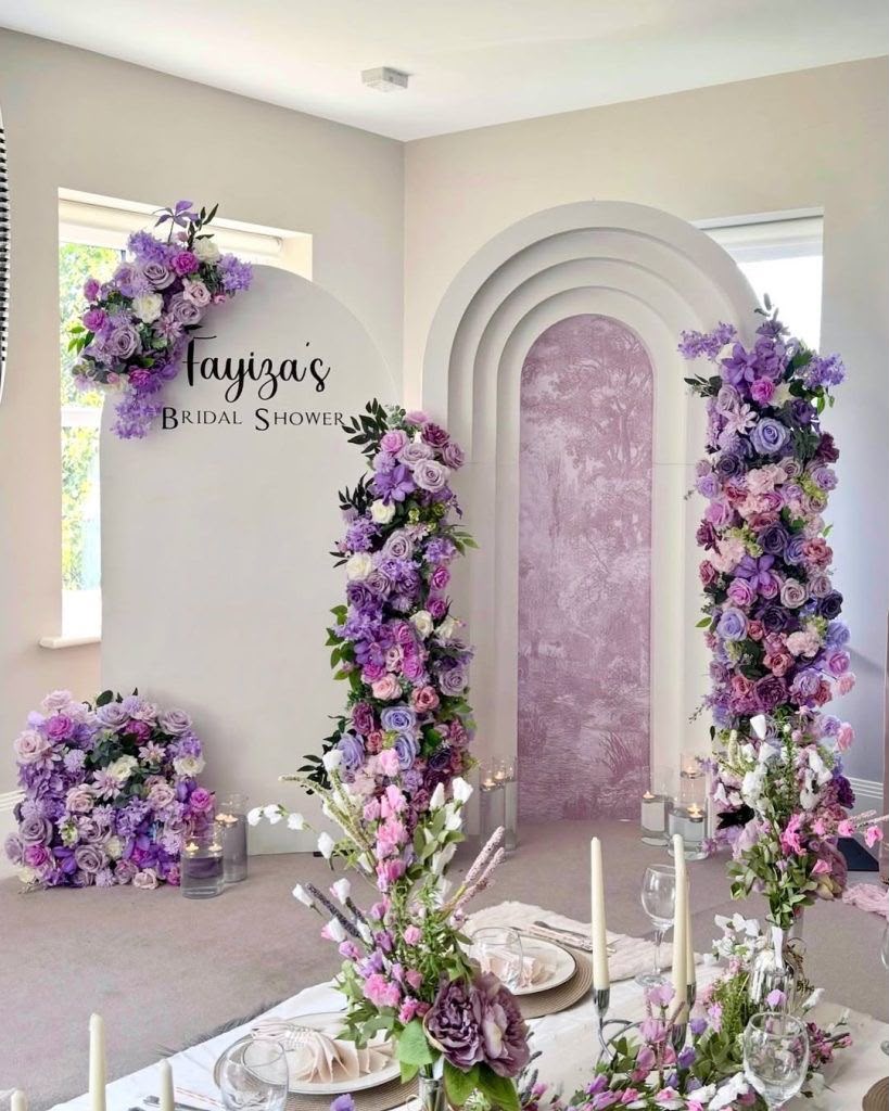 Dream Events tablescape with refined event details