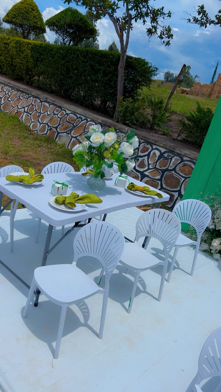Elegant reception styling by Dream Events Uganda