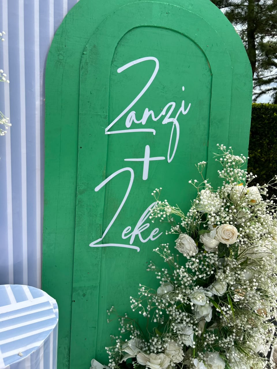 Luxury wedding and introduction decor in Western Uganda