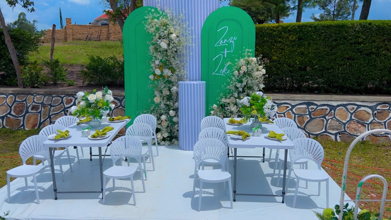 Elegant reception styling by Dream Events Uganda