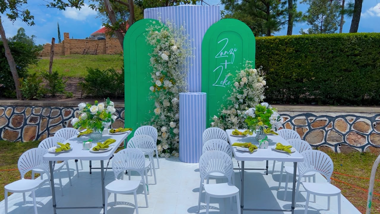 Elegant reception styling by Dream Events Uganda