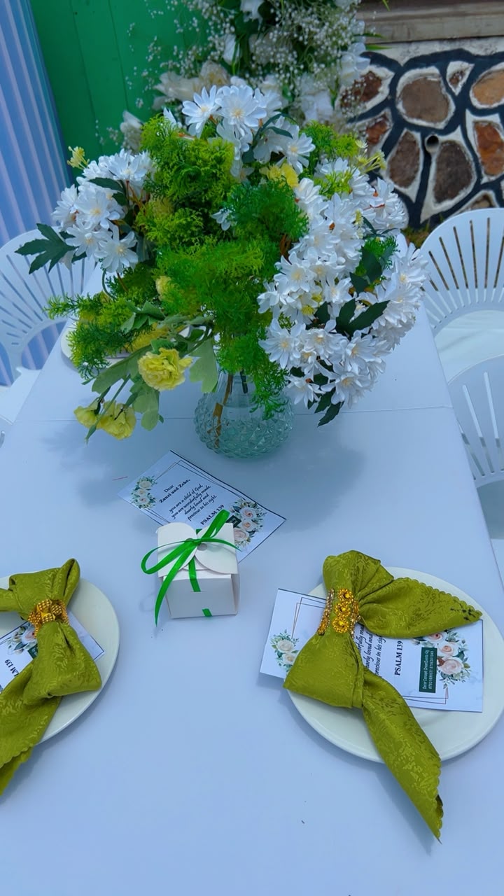 Celebration setup prepared by Dream Events Uganda